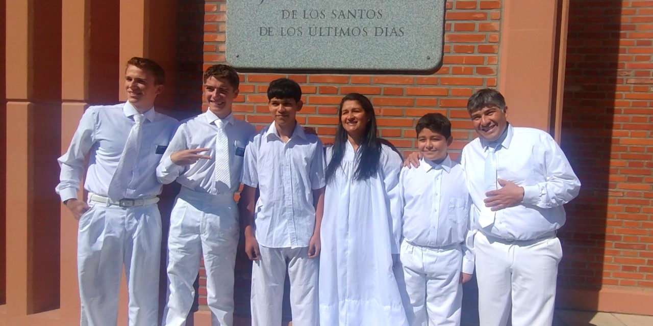 Que alegría! Se bautizo Romina González y sus hijos