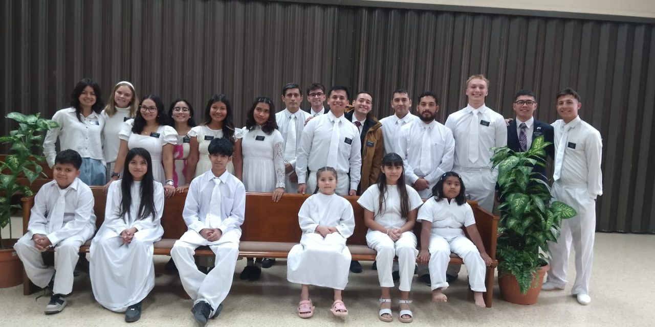 Maravilloso Domingo con seis bautismos.